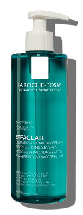 La Roche Posay Effaclar Gel Purificante Micro-Peeling 400ml - La Roche Posay Effaclar Gel Purificante Micro-Peeling 400ml