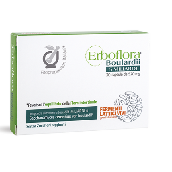 Erboflora Bulardii 5 Miliardi, Fitopreparatori Italiani 30 Capsule