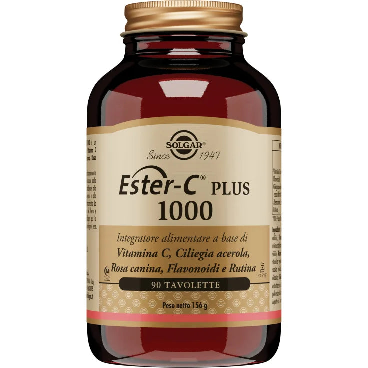 Solgar ESTER C PLUS 1000, 90 Tavolette - solgar ester-c plus 1000 90 tavolette