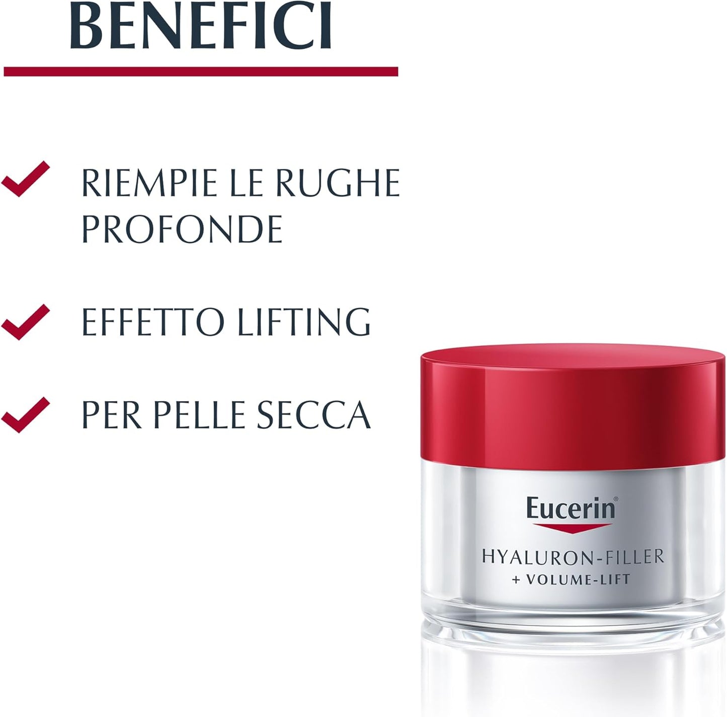 Eucerin Hyaluron-Filler + Volume-Lift Crema Giorno
