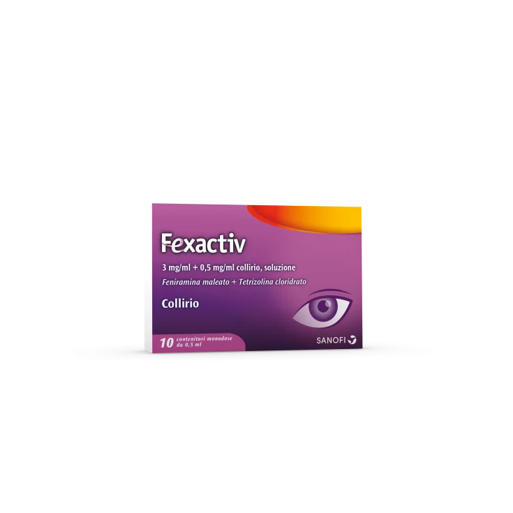 Fexactiv Collirio Antistaminico 10 Contenitori Monodose da 0,5ml