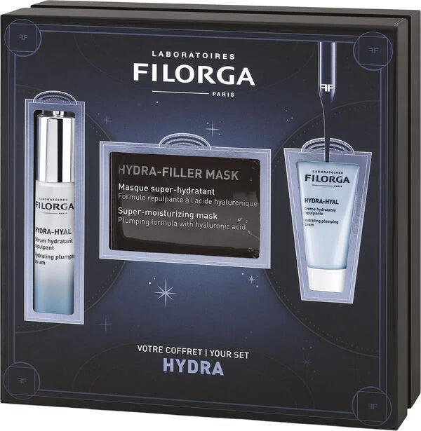 Filorga Cofanetto Hydra Siero Idratante Rimpolpante 30ml con Omaggio Crema Viso 15ml e Maschera in Tessuto - Filorga Cofanetto Hydra