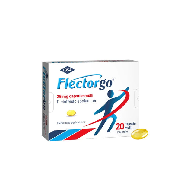 flectorgo 20 capsule molli 25mg