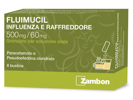 Fluimucil Influenza Raffreddore 8 Bustine