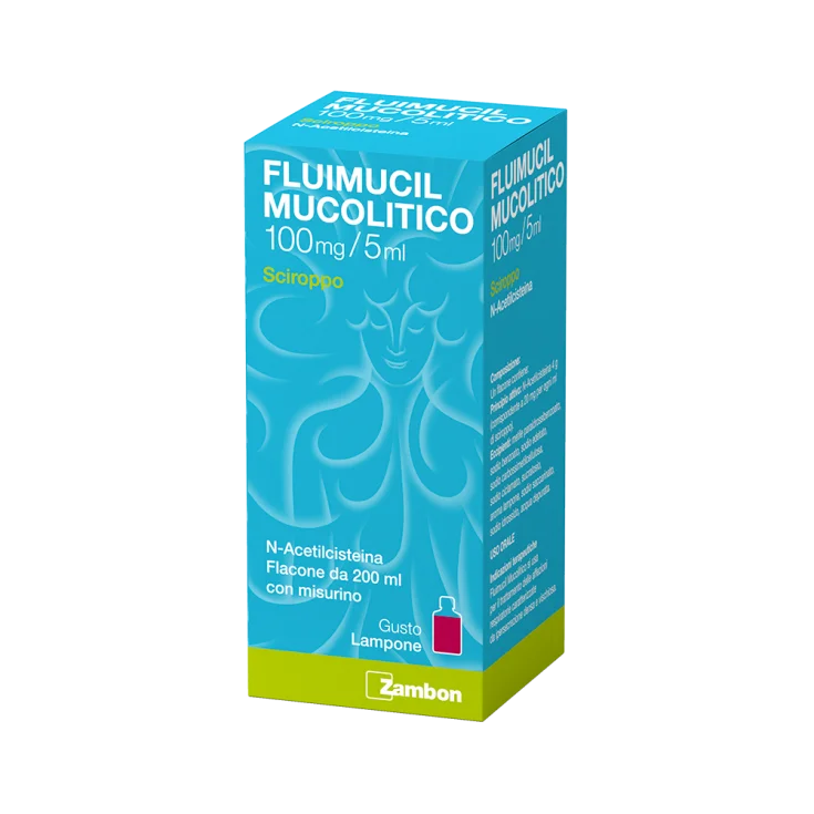 Fluimucil Mucolitico Sciroppo 100mg/5ml 200ml - Fluimucil mucolitico sciroppo