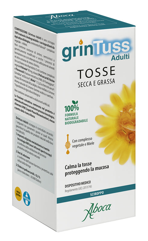 Grintuss Adulti Sciroppo Tosse Secca e Grassa 180g