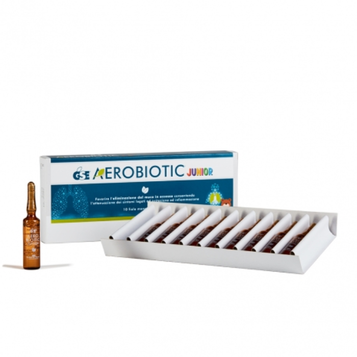 Gse Aerobiotic Junior 10 Fiale da 5ml Per Aerosol - Gse Aerobiotic Junior 10 Fiale