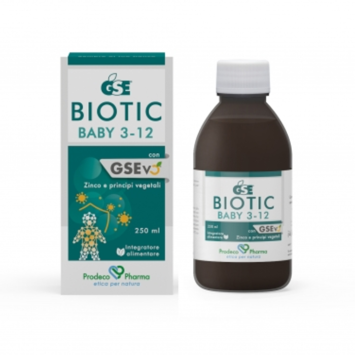 Gse Biotic Baby 3-12 250ml - Gse Biotic Baby 3-12 Anni 250ml