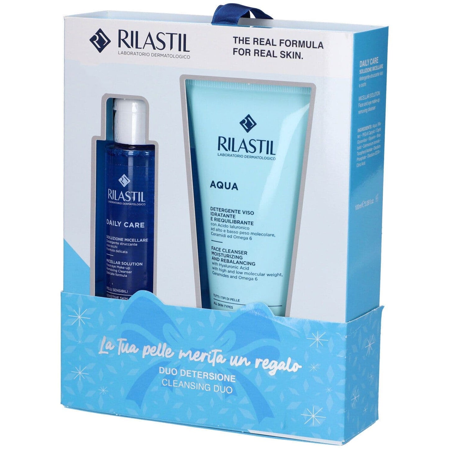 RILASTIL Daily Care Soluzione Micellare + Aqua Detergente Viso