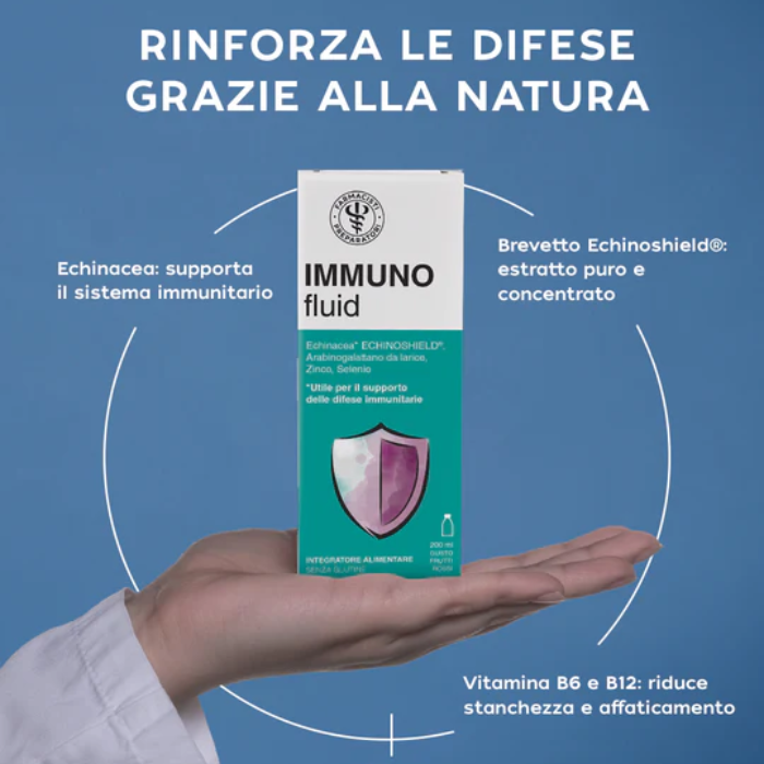 Immunofluid Integratore Per Le Difese Immunitarie, Farmacisti Preparatori 200ml