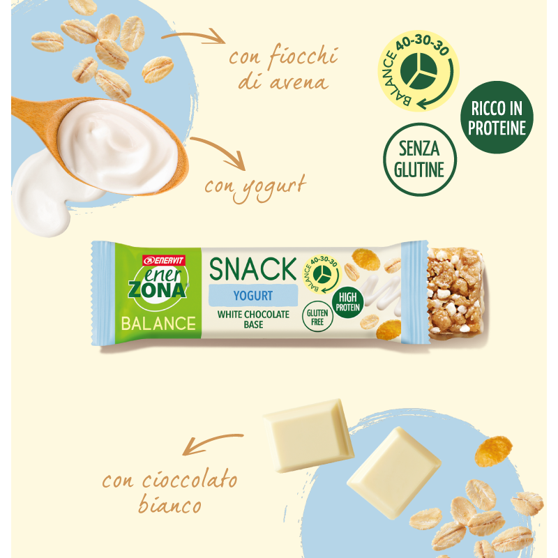 Enerzona Barretta Snack Yogurt 25g - ingredienti barretta enerzona yogurt