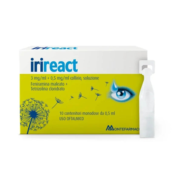 Irireact Collirio 3mg/ml + 0,5mg/ml Montefarmaco 10x0,5ml
