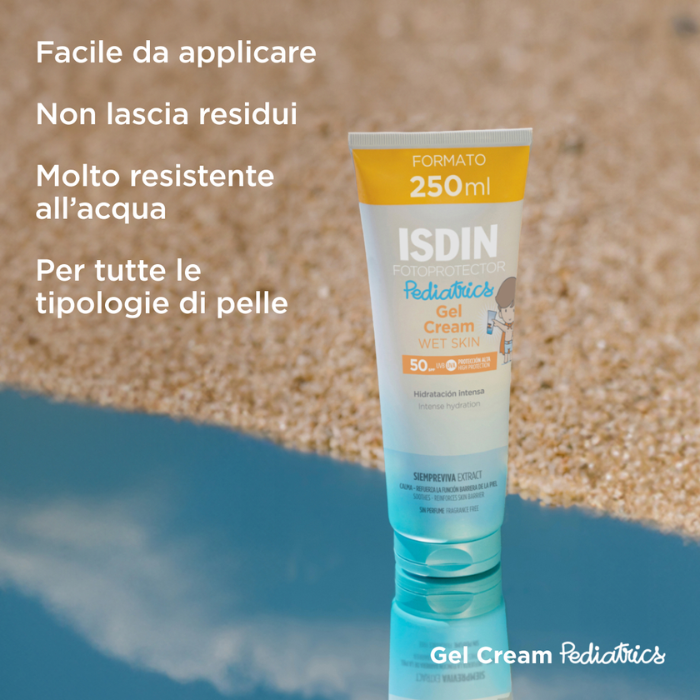 Isdin Gel Cream Pediatrico spf50+ Protezione Solare Bambini 250ml - Isdin Gel Cream Pediatrico spf50+ Protezione Solare Bambini 250ml