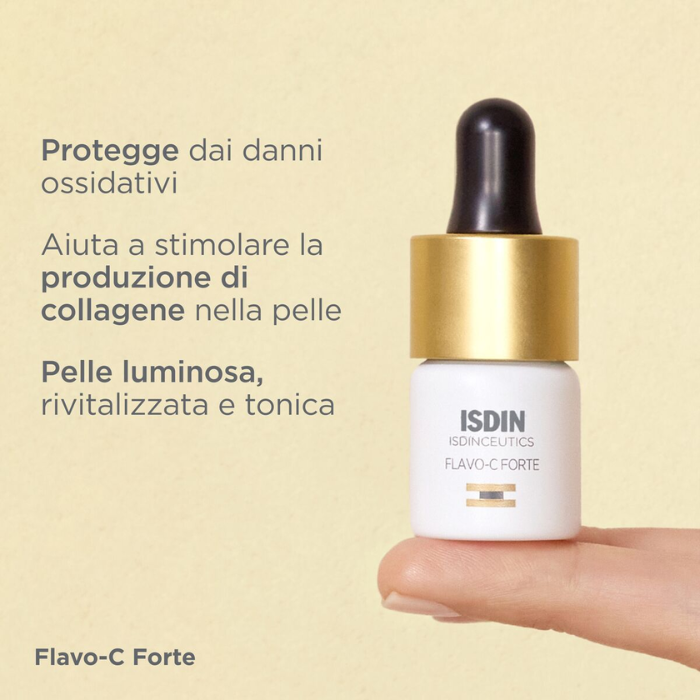 Isdin Isdinceutics Flavo C Forte Siero Vitamina C Pura Formato 10 giorni 5,3ml - Isdin Isdinceutics Flavo C Forte Siero Vitamina C Pura Formato 10 giorni 5,3ml