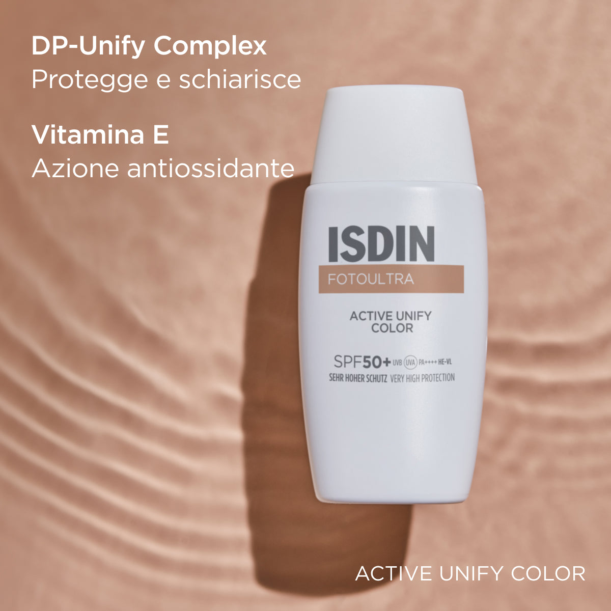 Isdin Fotoultra 100 Active Unify Fluido Colorato Depigmentante Viso Spf50+ 50ml - isdin active unify color spf50+