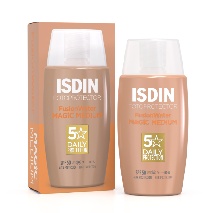 Isdin Fusion Water Color Medium Spf50 Protezione Solare Viso 50ml