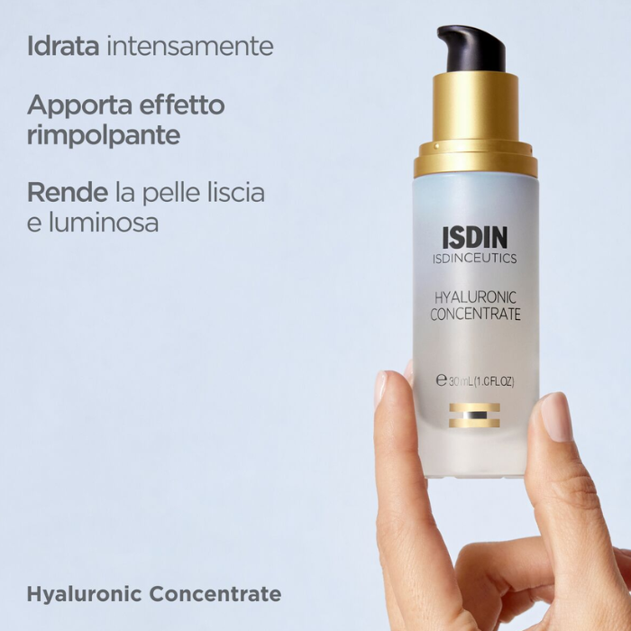 Isdin Hyaluronic Concentrate Siero Viso 30ml - Isdin Isdinceutics Hyaluronic Concentrate Siero Viso 30ml