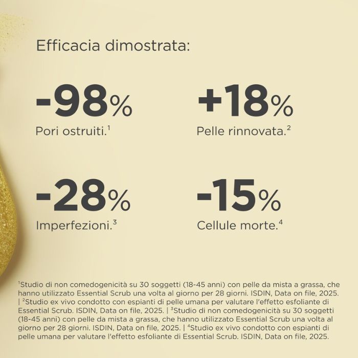 Isdin Isdinceutics Essential Scrub, Gel Detergente Esfoliante,  100g