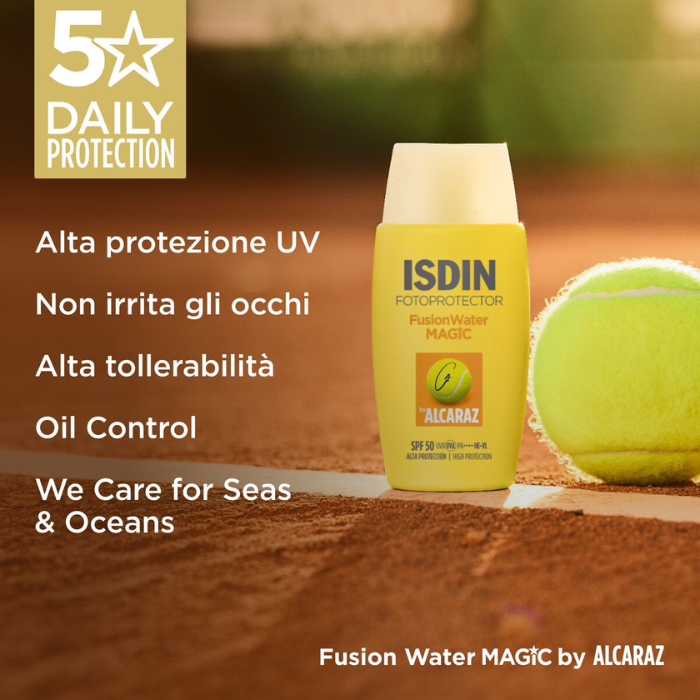 Isdin Fusion Water Magic By Alcaraz Spf50 Protezione Solare Viso 50ml