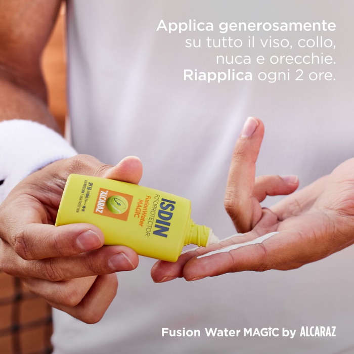 Isdin Fusion Water Magic By Alcaraz Spf50 Protezione Solare Viso 50ml