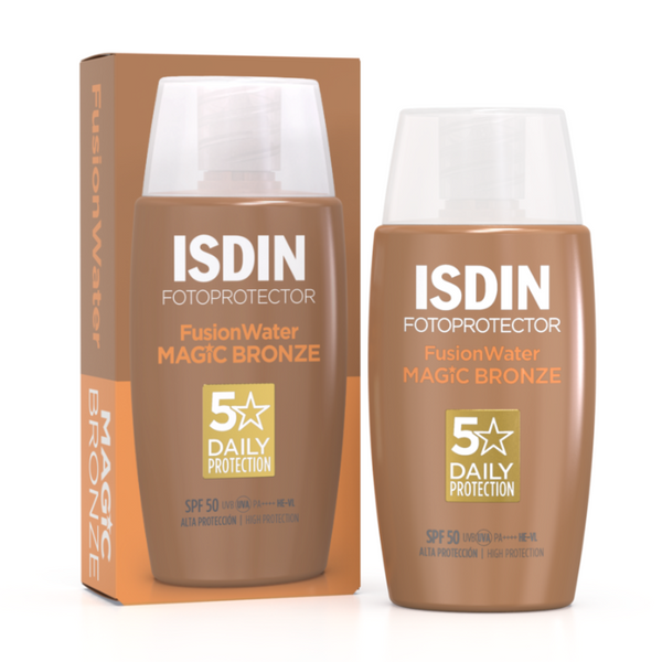 Isdin Fusion Water Magic Bronze Spf50 Protezione Solare Viso 50ml