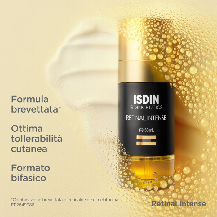 Isdin Isdinceutics Retinal Intense, Siero da notte antirughe con retinaldeide, 50ml