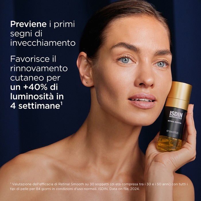 Isdin Isdinceutics Retinal Smooth, Siero Bifasico Notte, 50ml