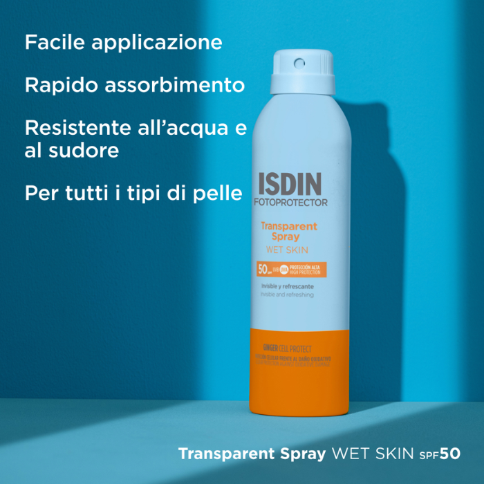 Isdin Fotoprotector Transparent Corpo Spray Wet Skin SPF 50 250ml