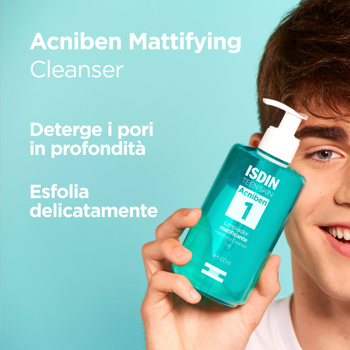 Isdin Acniben Mattifying Cleanser Detergente Pelle Grassa 400ml