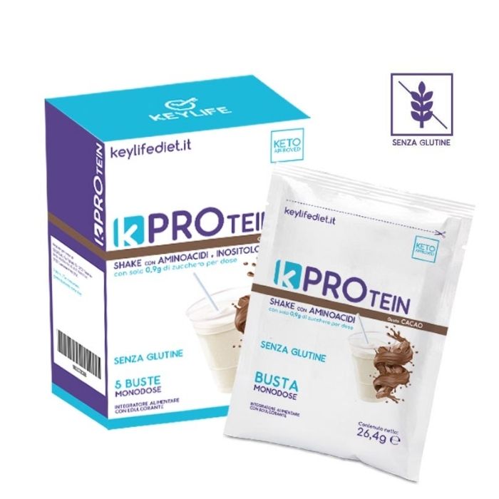 Keylife Kprotein Cacao 5 Buste da 25g