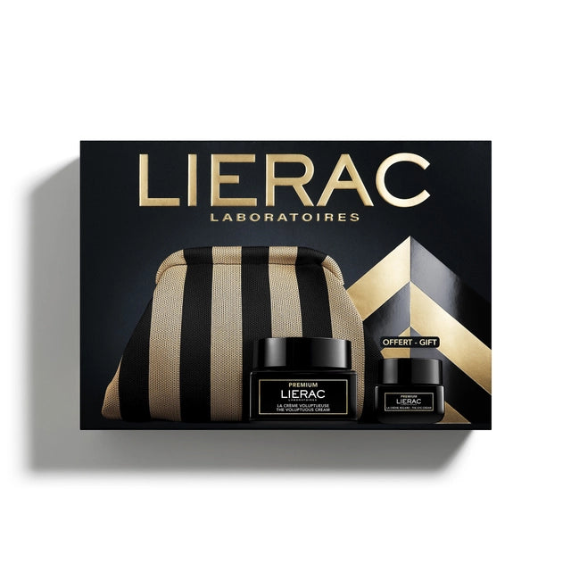 Lierac Premium Cofanetto Natale - Crema Voluptueuse 50ml + Omaggio Crema Occhi 20ml Con Trousse
