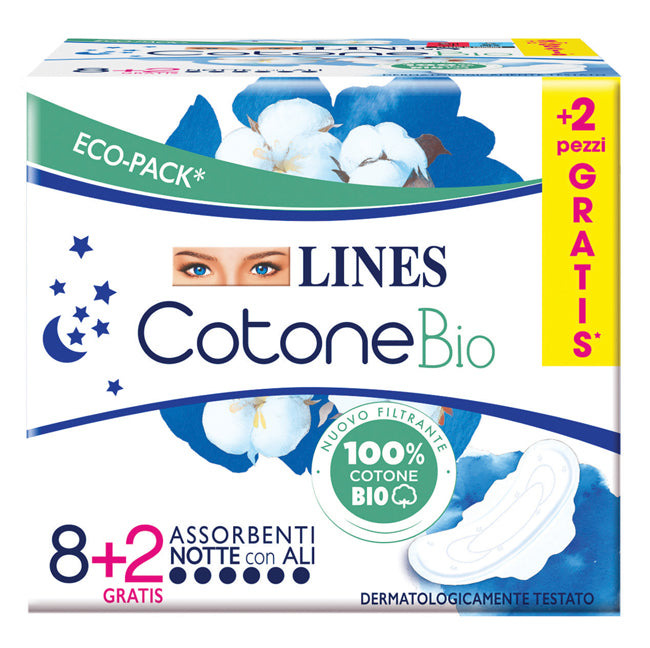 Lines Cotone Bio Ultra Ntt 10p - Lines Cotone Bio Ultra Ntt 10p