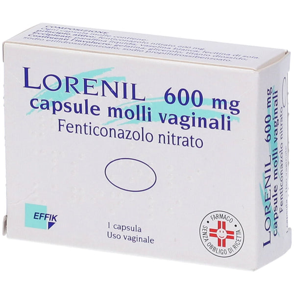 Lorenil capsule molli vaginali 600mg