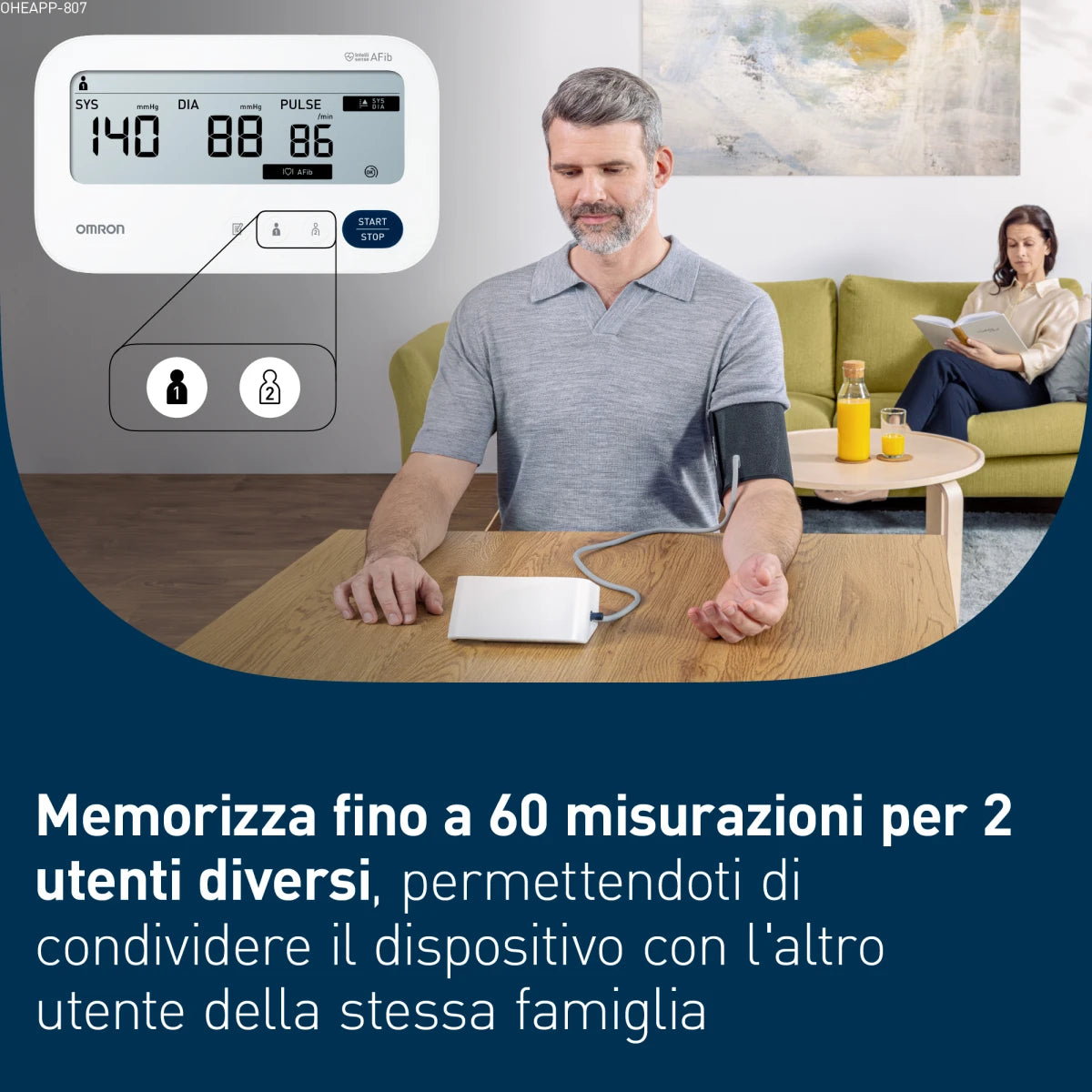 Omron M3 Comfort AFib - Misuratore di Pressione