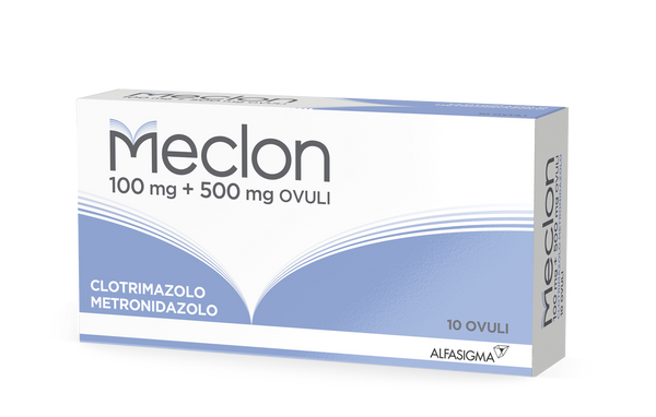 meclon 10 ovuli vaginali 100mg+500mg