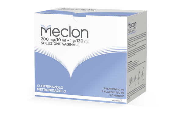 meclon soluzione vaginale 5 flaconi