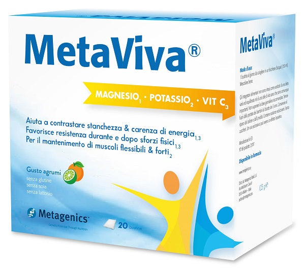 Metaviva Mg/k/vit C 20bust - Metaviva Mg/k/vit C 20bust