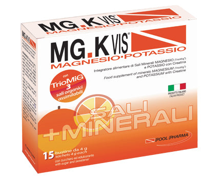 Mgk Vis Magnesio Potassio Gusto Orange 15 Bustine - mgk vis magnesio potassio 15 bustine arancio