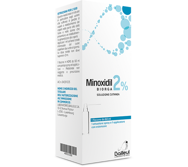 Minoxidil Biorga Soluzione Cutanea 60ml 2%