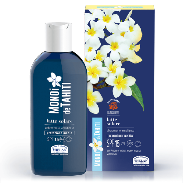 monoi de tahiti latte solare corpo spf15+