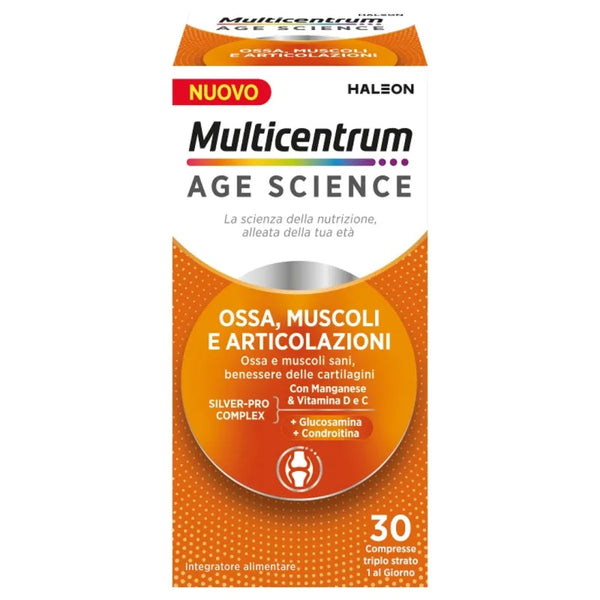Multicentrum Age Science Integratore Ossa Muscoli e Articolazioni 30 Compresse