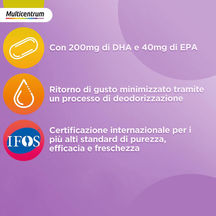 Multicentrum Neo Mamma DHA Multivitaminico Per Donna Dopo La Gravidanza 30cpr +30 capsule molli - Multicentrum Neo Mamma DHA Multivitaminico Per Donna Dopo La Gravidanza 30cpr +30 capsule molli