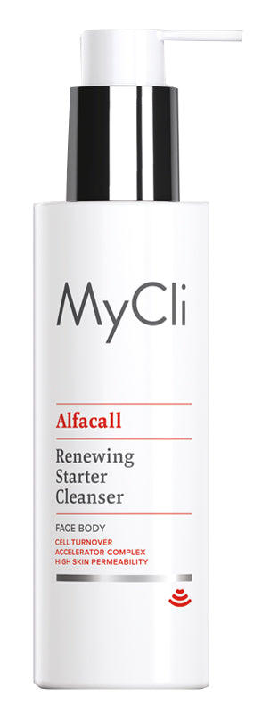 Mycli Alfacall - Starter detergente Rinnovatore viso e corpo - 200 ml - mycli alfacall detergente
