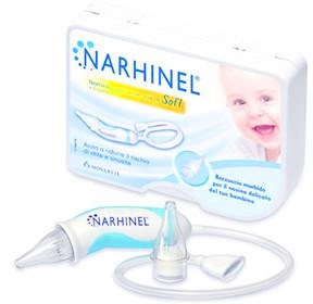 Narhinel Aspiratore Nasale Neonati e Bambini Soft con 2 Ricambi con Filtro Assorbente - Narhinel Aspiratore Nasale Neonati e Bambini Soft con 2 Ricambi con Filtro Assorbente