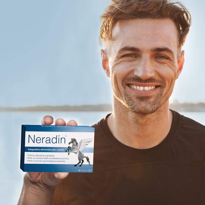 Neradin Integratore Alimentare per Uomini, 28 Capsule