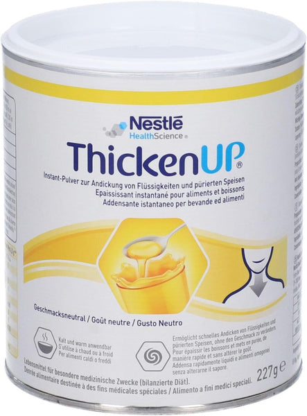 Nestle Thickenup, Addensante istantaneo in polvere per alimenti, Gusto Neutro, 227g