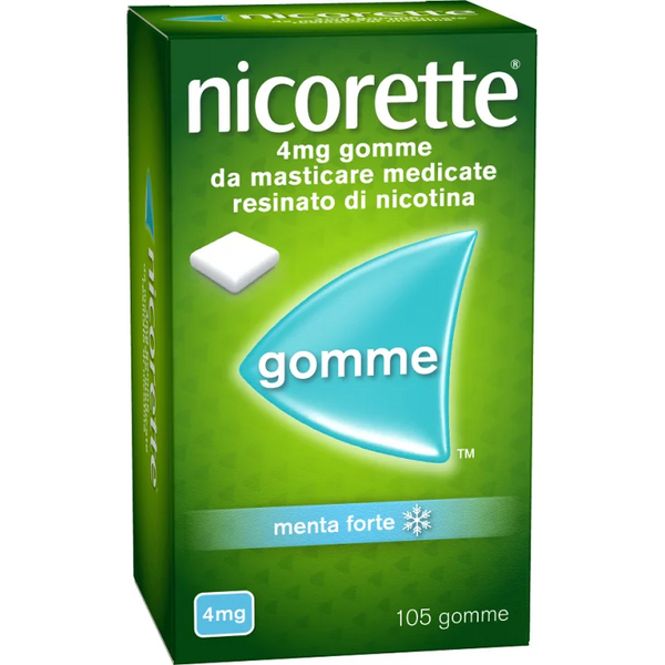 Nicorette 105 Gomme Masticabili 4mg Menta