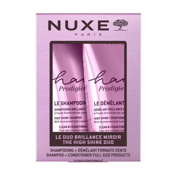 Nuxe Hair Prodigieux - Duo Lucentezza dei Capelli Shampoo Illuminante 200ml + Balsamo Districante 200ml