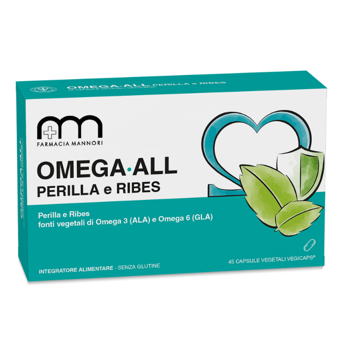 Omega All Perilla e Ribes Farmacisti Preparatori 45 Capsule