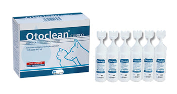 Otoclean Detergente Auricolare Per Cani e Gatti, 18 Flaconi da 5ml